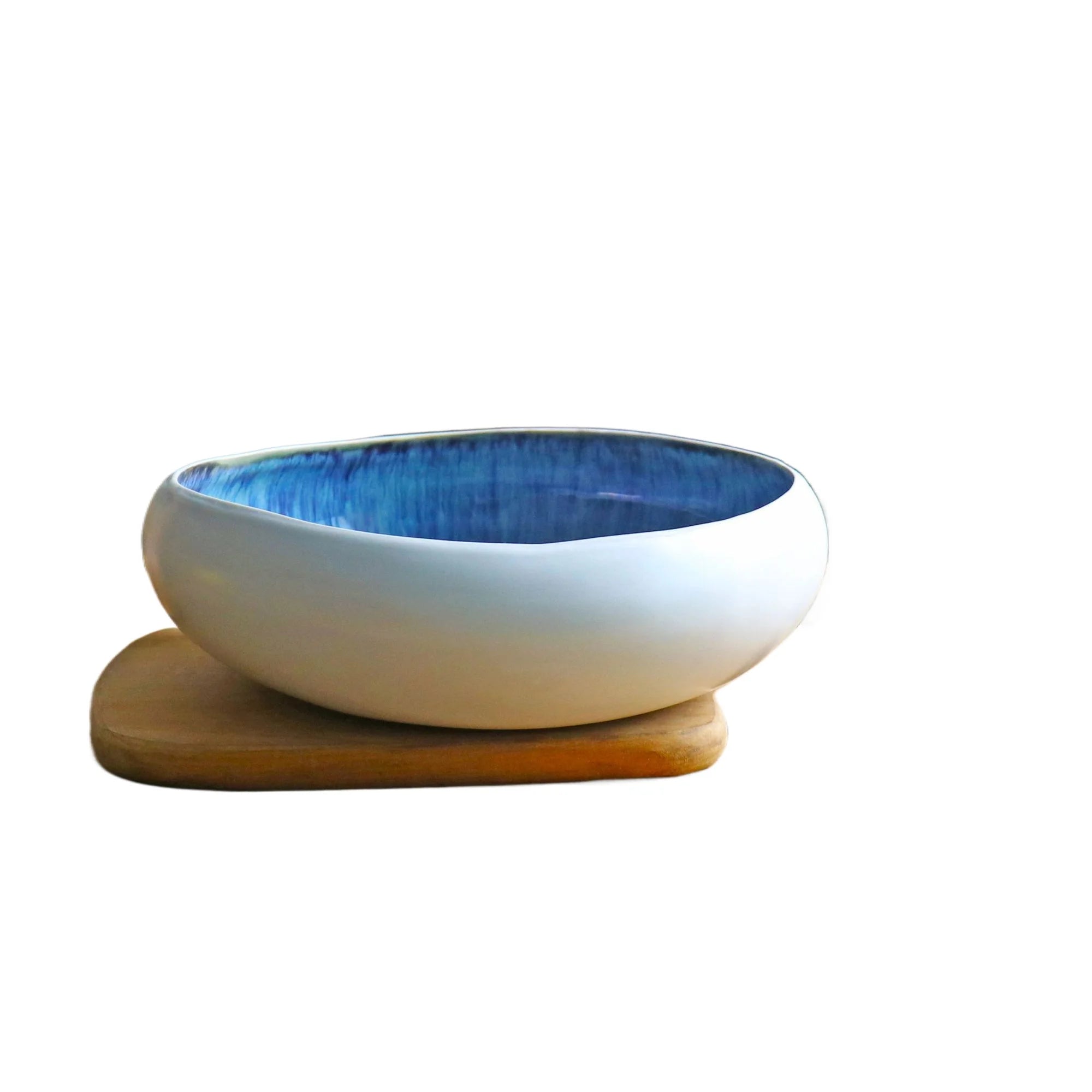 AquaBloom Ceramic Lotus Bowl