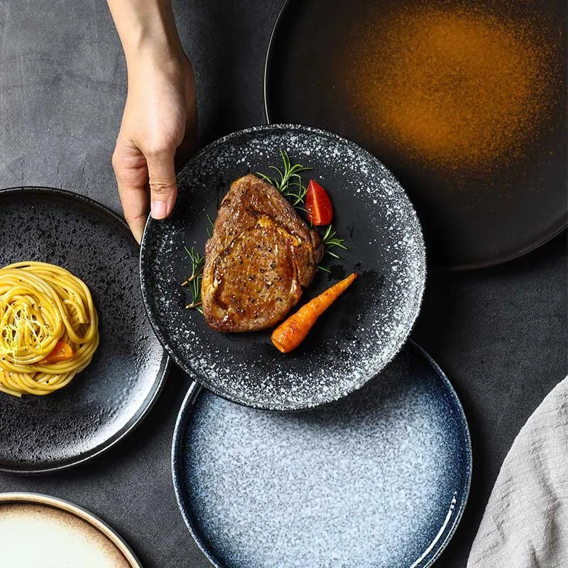 ZenCraft Japanese Ceramic Plate