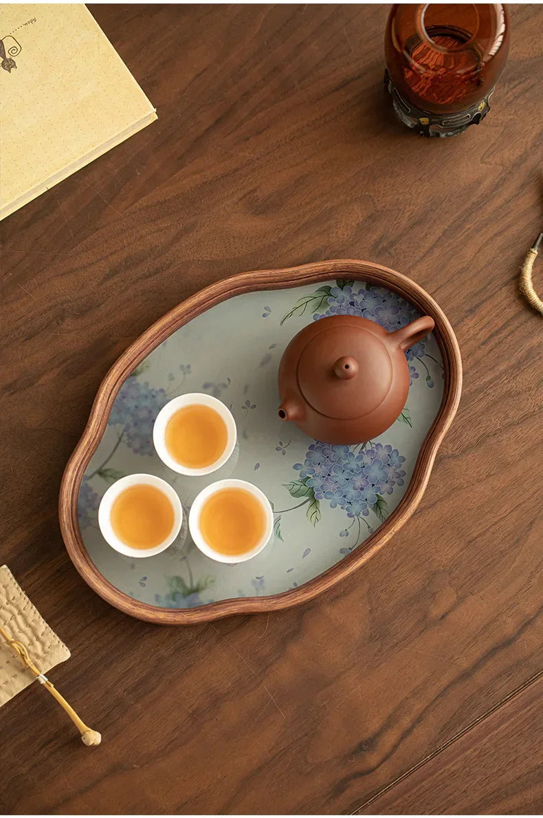 HyggeHome Glass Tea Board