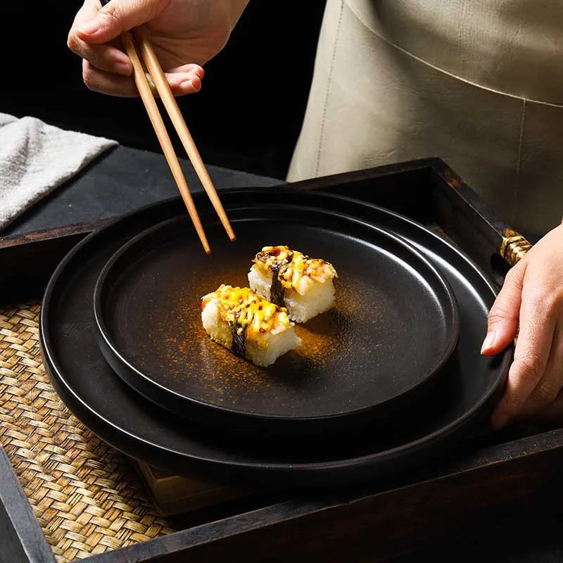 ZenCraft Japanese Ceramic Plate