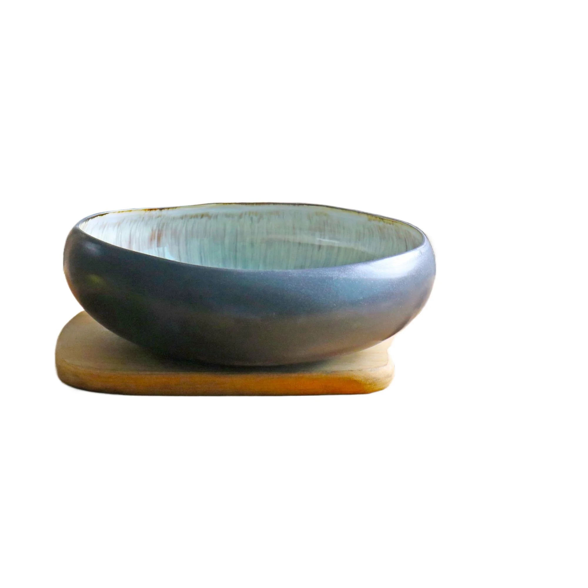 AquaBloom Ceramic Lotus Bowl