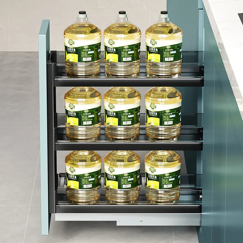 Minimal Kitchen Spice Drawer