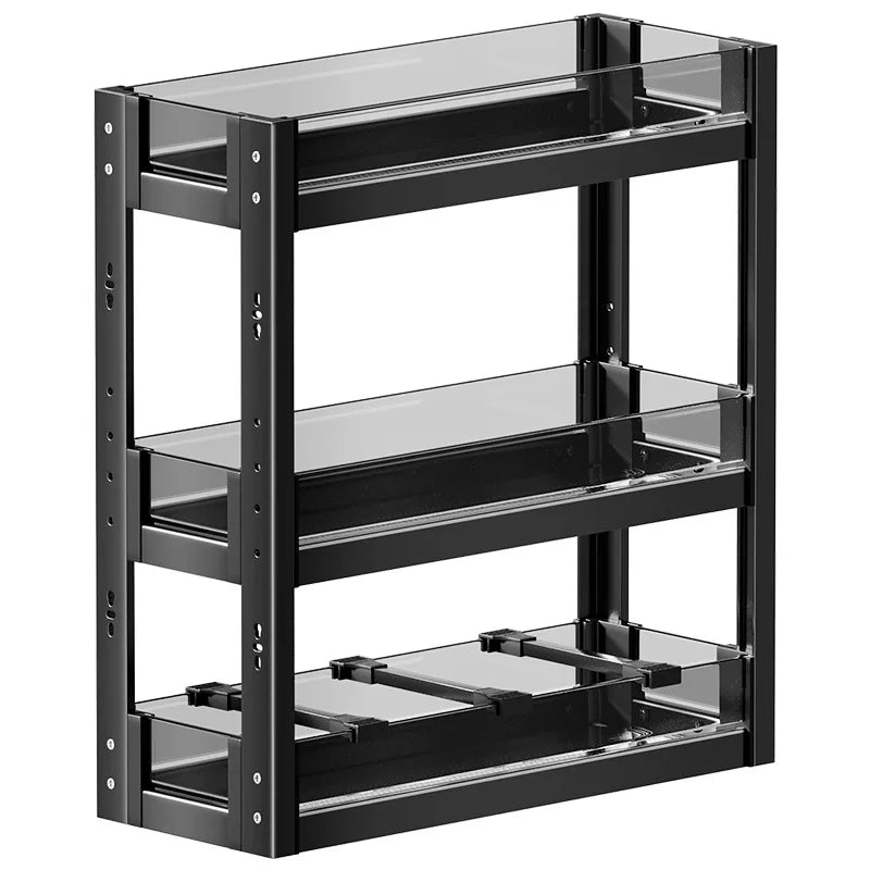 Minimal Kitchen Spice Drawer