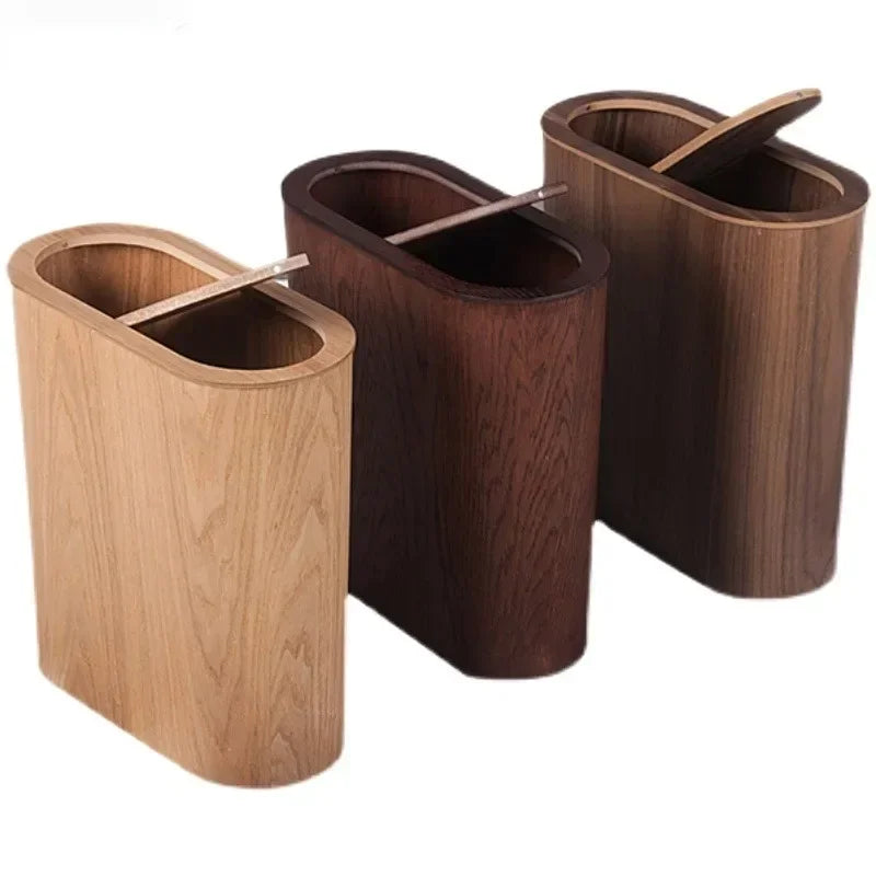 NatureForm Wooden Trash Can