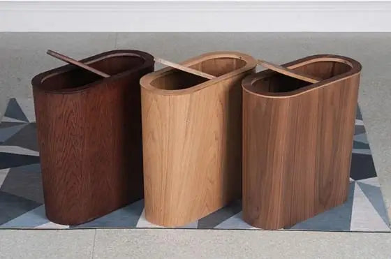 NatureForm Wooden Trash Can